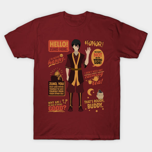 zuko t shirts